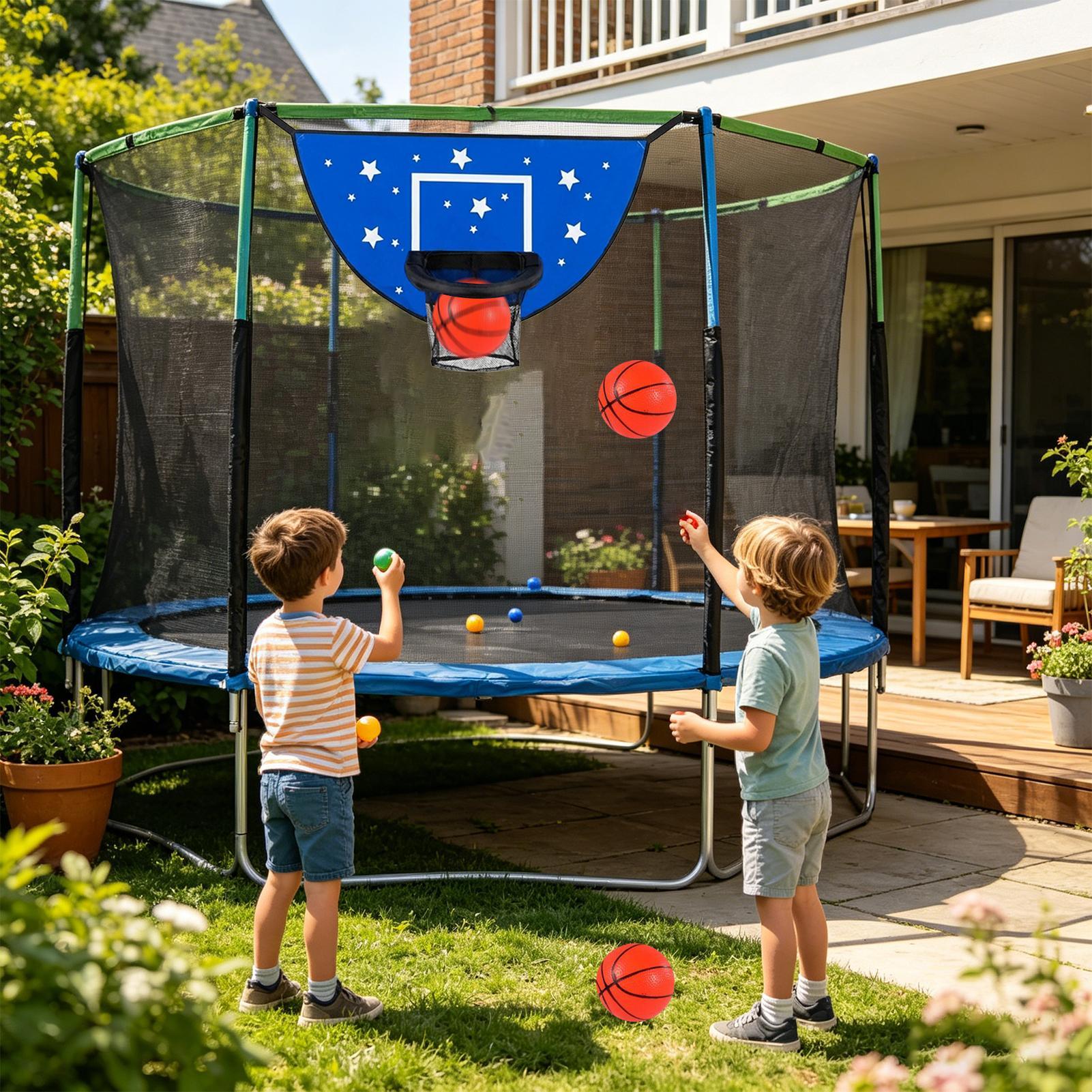 Basketball Goal For Trampoline - Kids Outdoor Basketball Hoop review and price