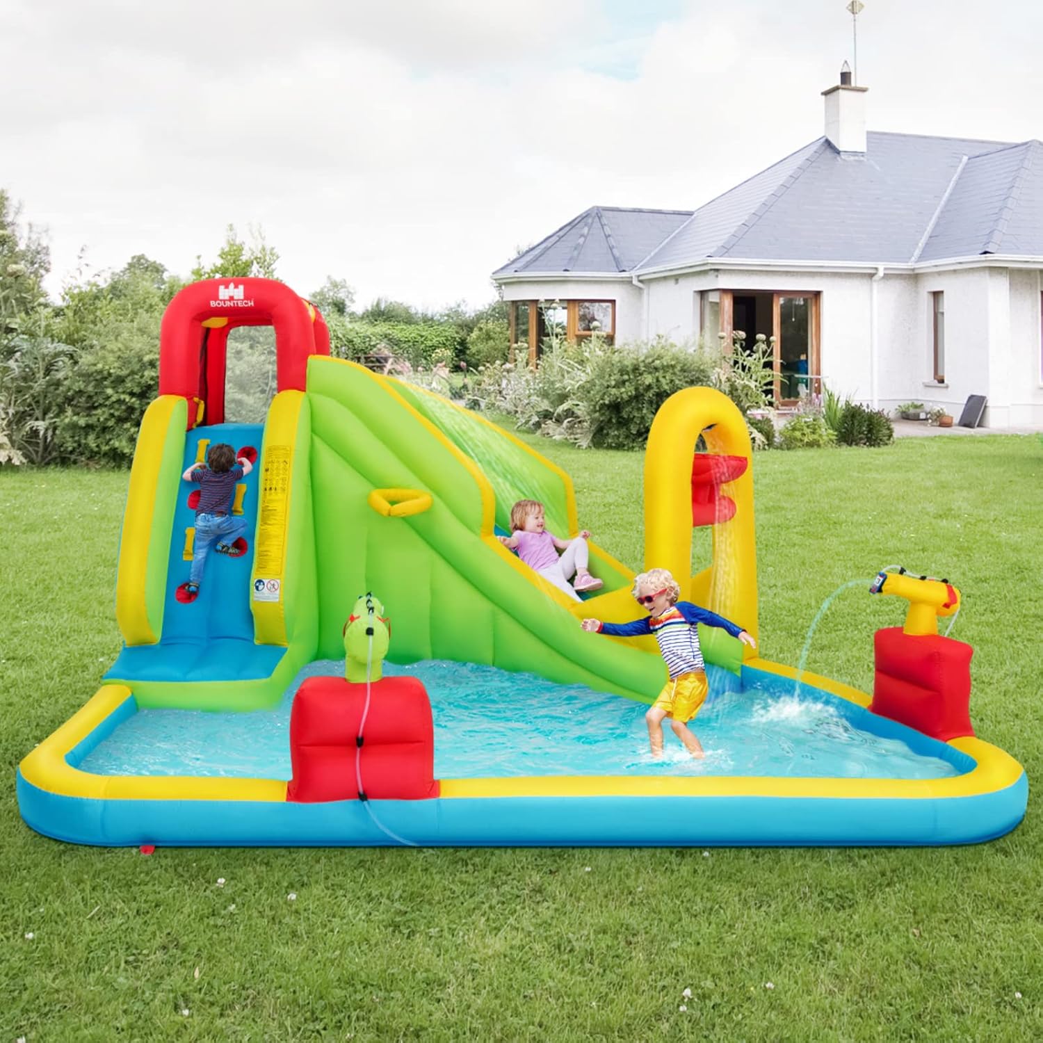 Mega Inflatable Water Park Bou - Kids Outdoor Water review and price
