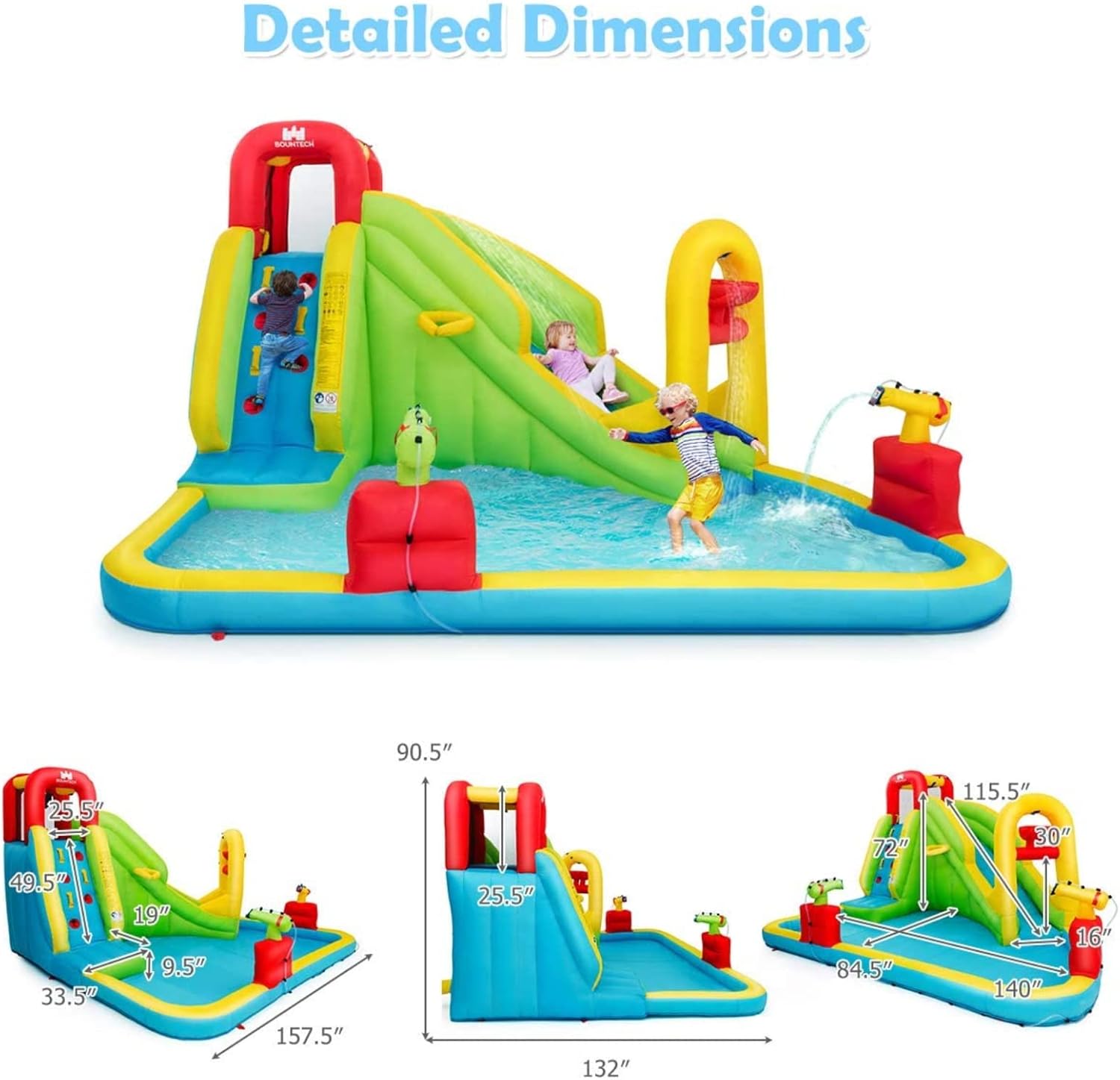 Mega Inflatable Water Park Bou - Kids Outdoor Water review and price