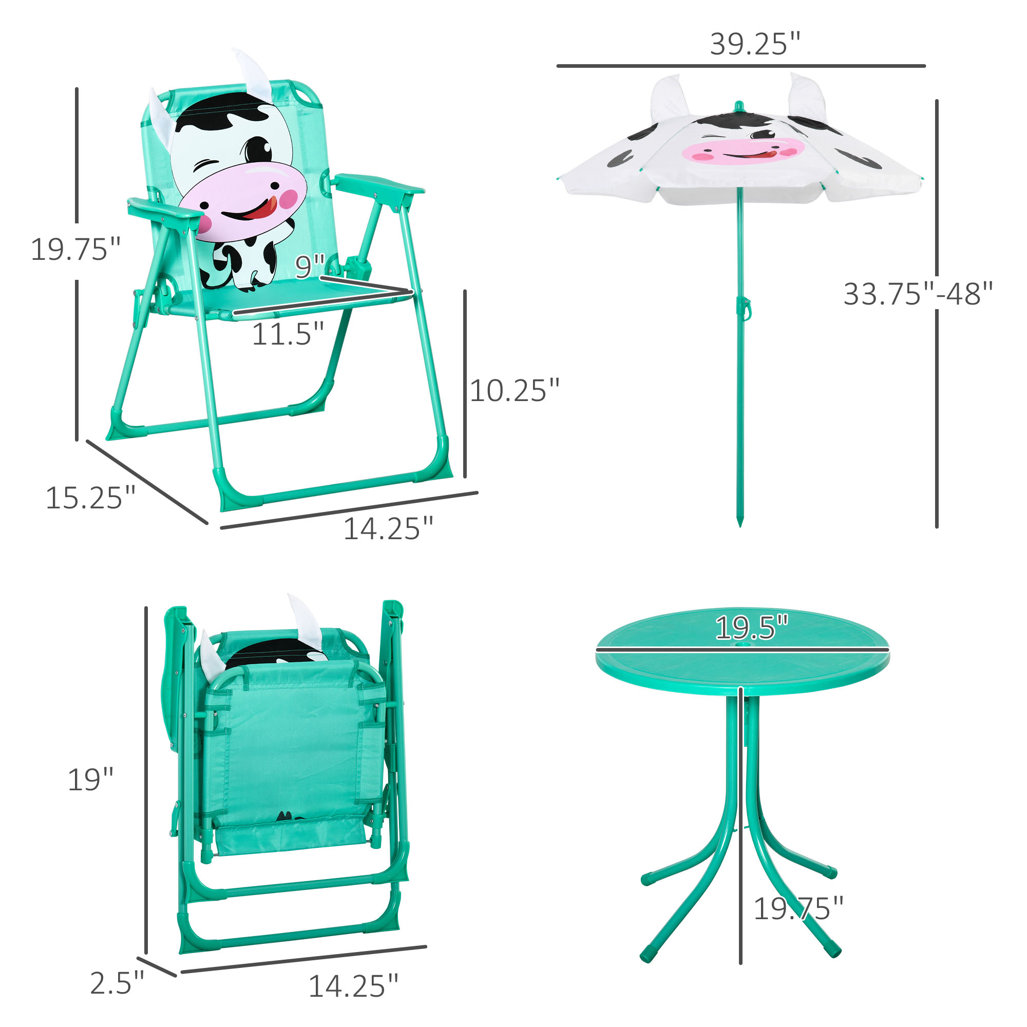 Kids Table and Chair Set, Outd - Kids Outdoor Folding Table review and price