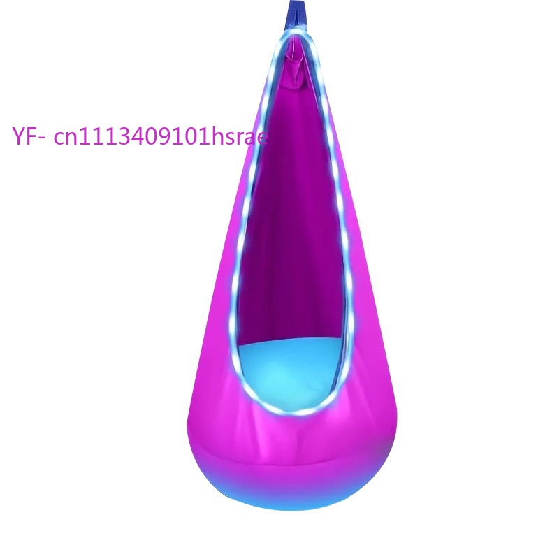 Glowing LED Inflatable Hammock - Kids Outdoor Hammock Swing review and price