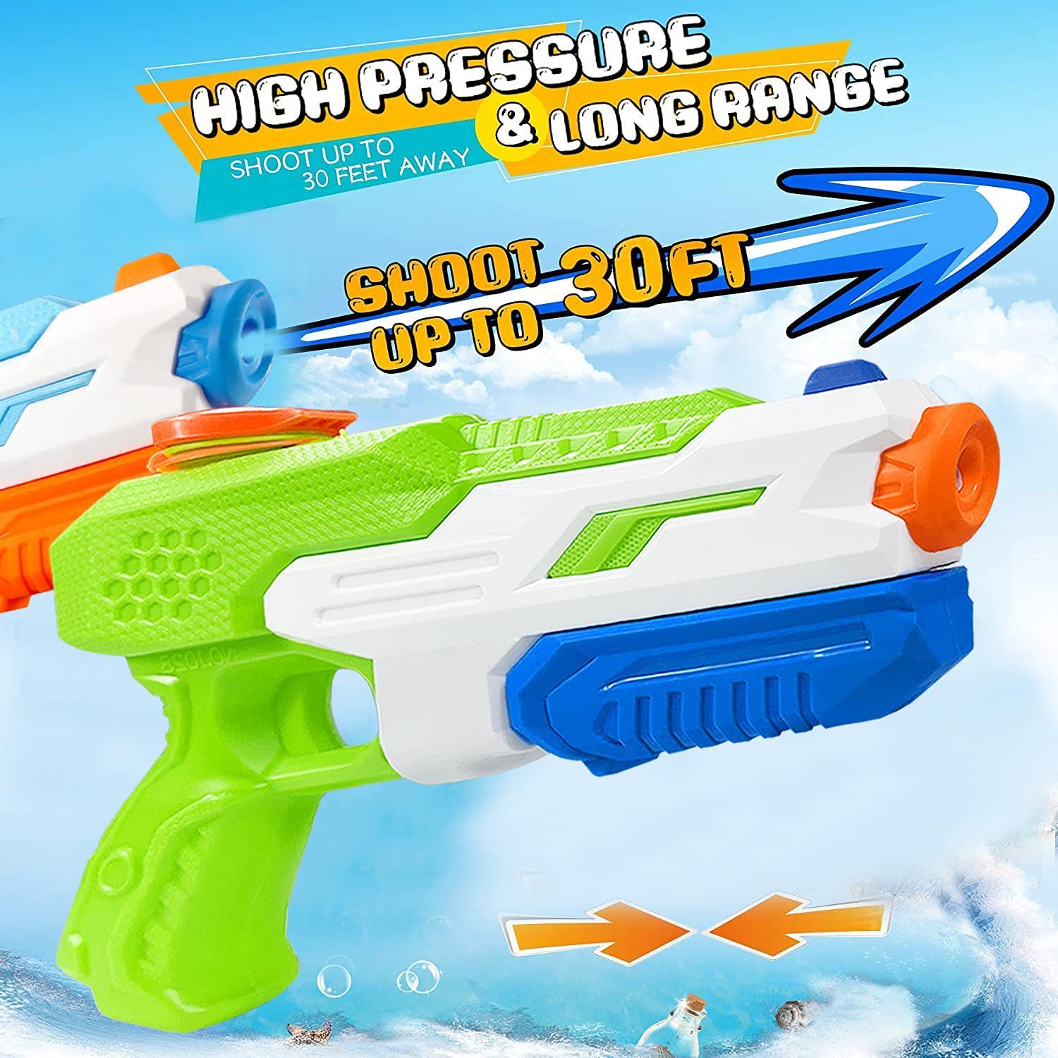 600CC Water Guns Summer Soaker - Kids Outdoor Yard Toys review and price