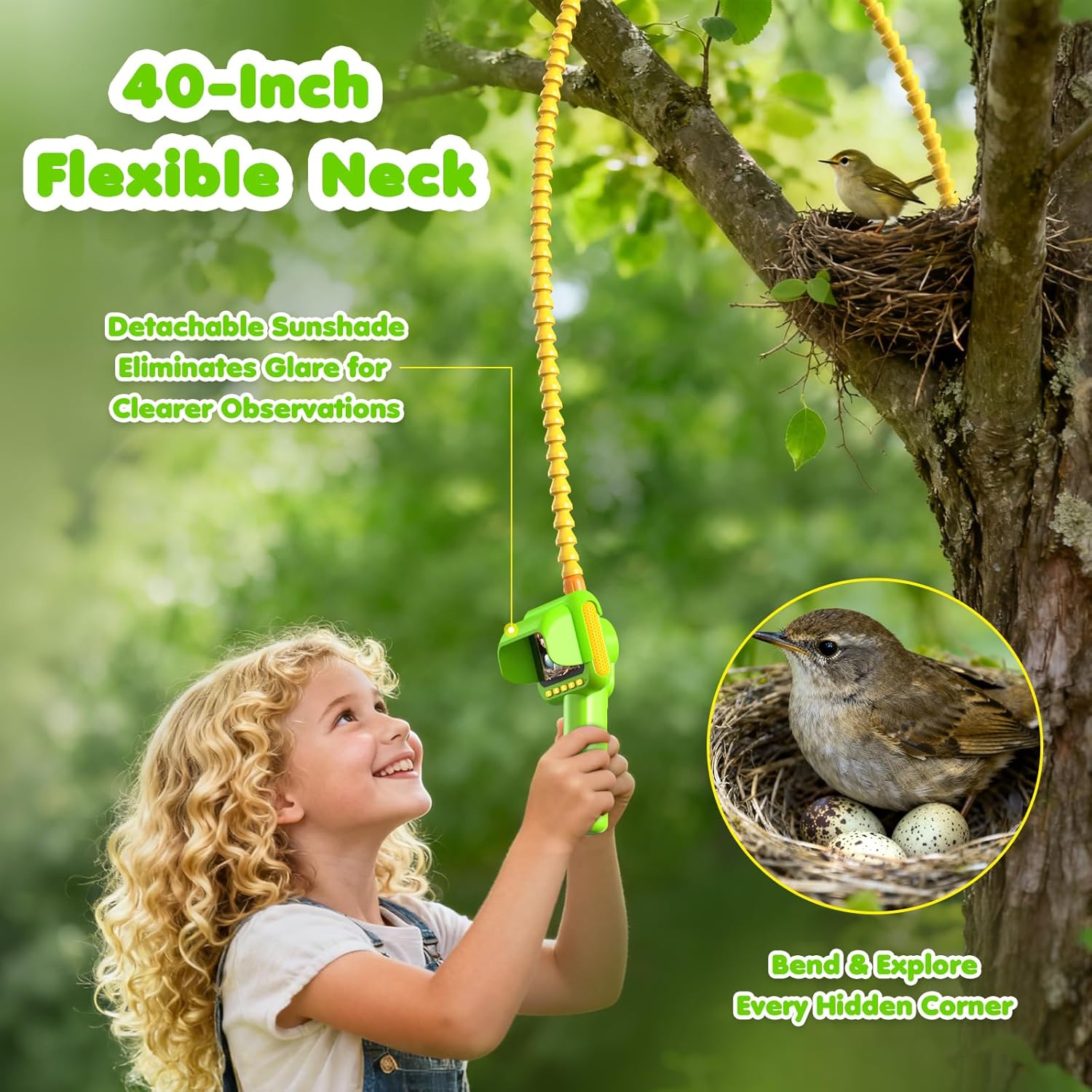Endoscope for Kids, Borescope  - Kids Outdoor Nature Toys review and price