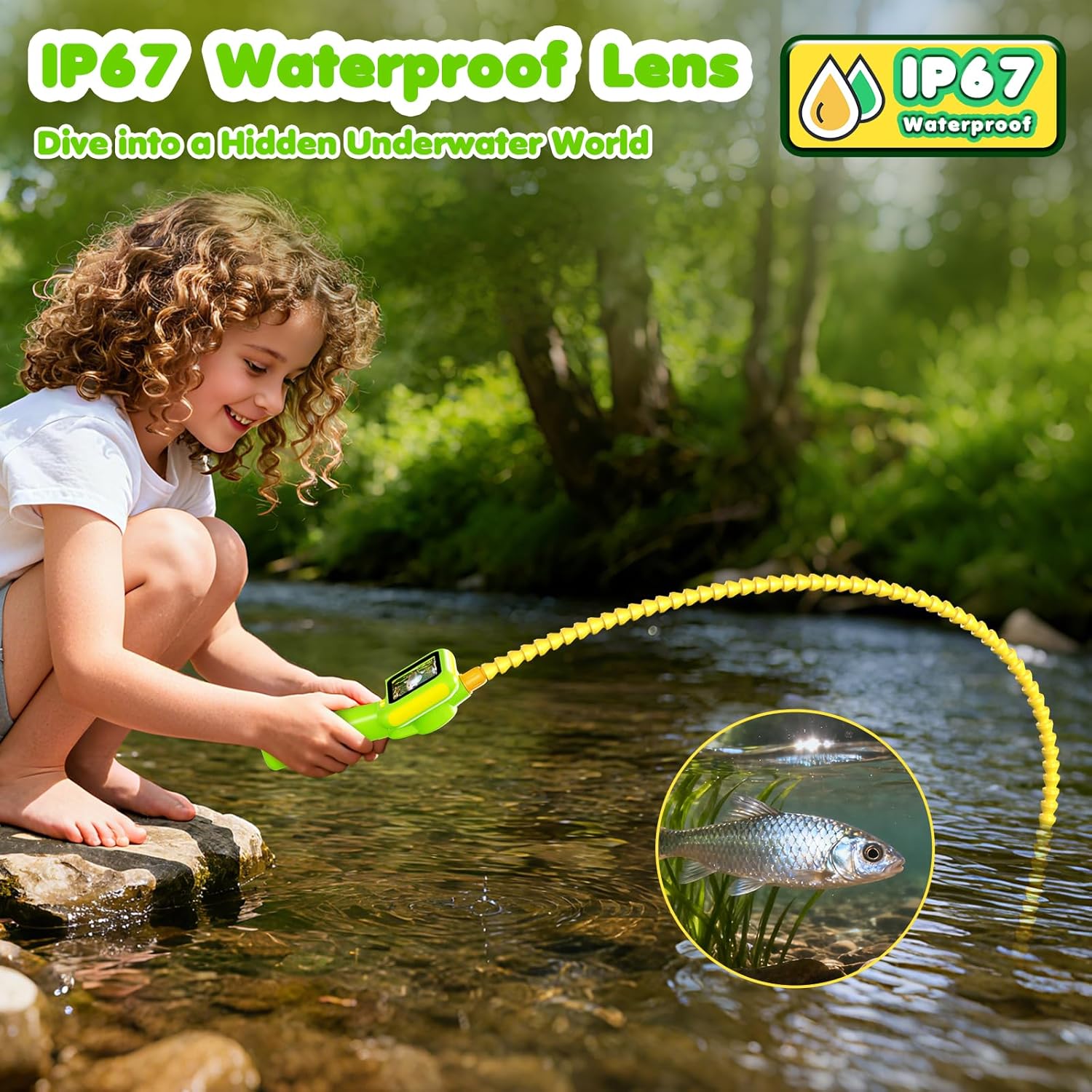 Endoscope for Kids, Borescope  - Kids Outdoor Nature Toys review and price