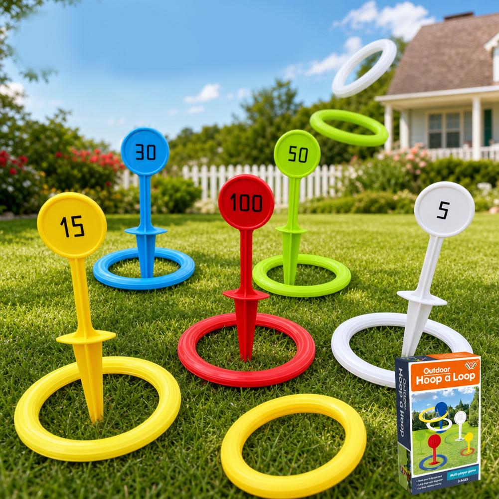 Kids Plastic Ring Toss Game Se - Kids Outdoor Yard Toys review and price