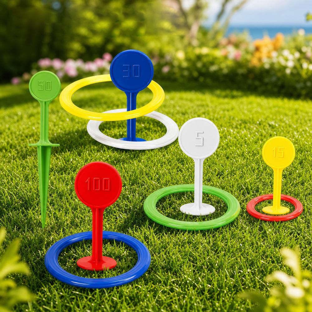 Kids Plastic Ring Toss Game Se - Kids Outdoor Yard Toys review and price