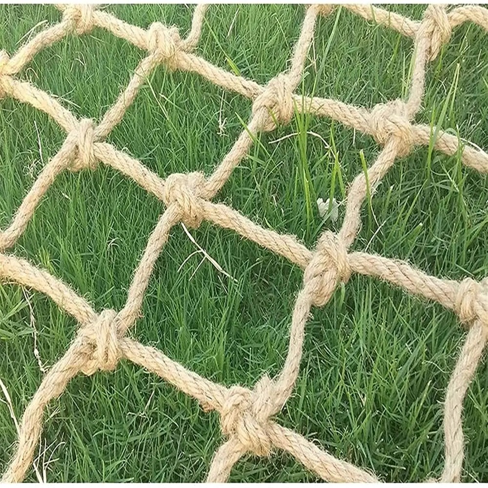 Hemp Rope Climbing Net Garden  - Kids Outdoor Net review and price