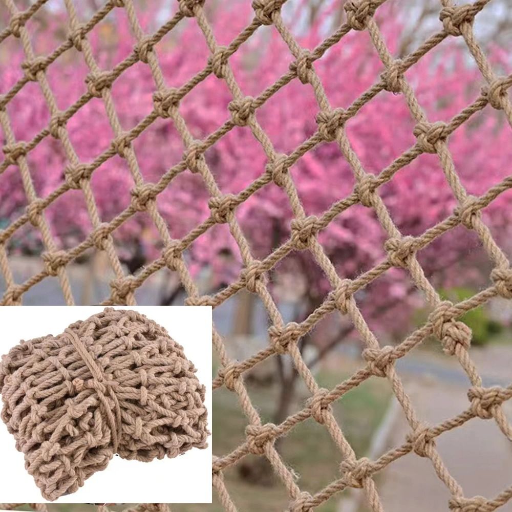 Hemp Rope Climbing Net Garden  - Kids Outdoor Net review and price