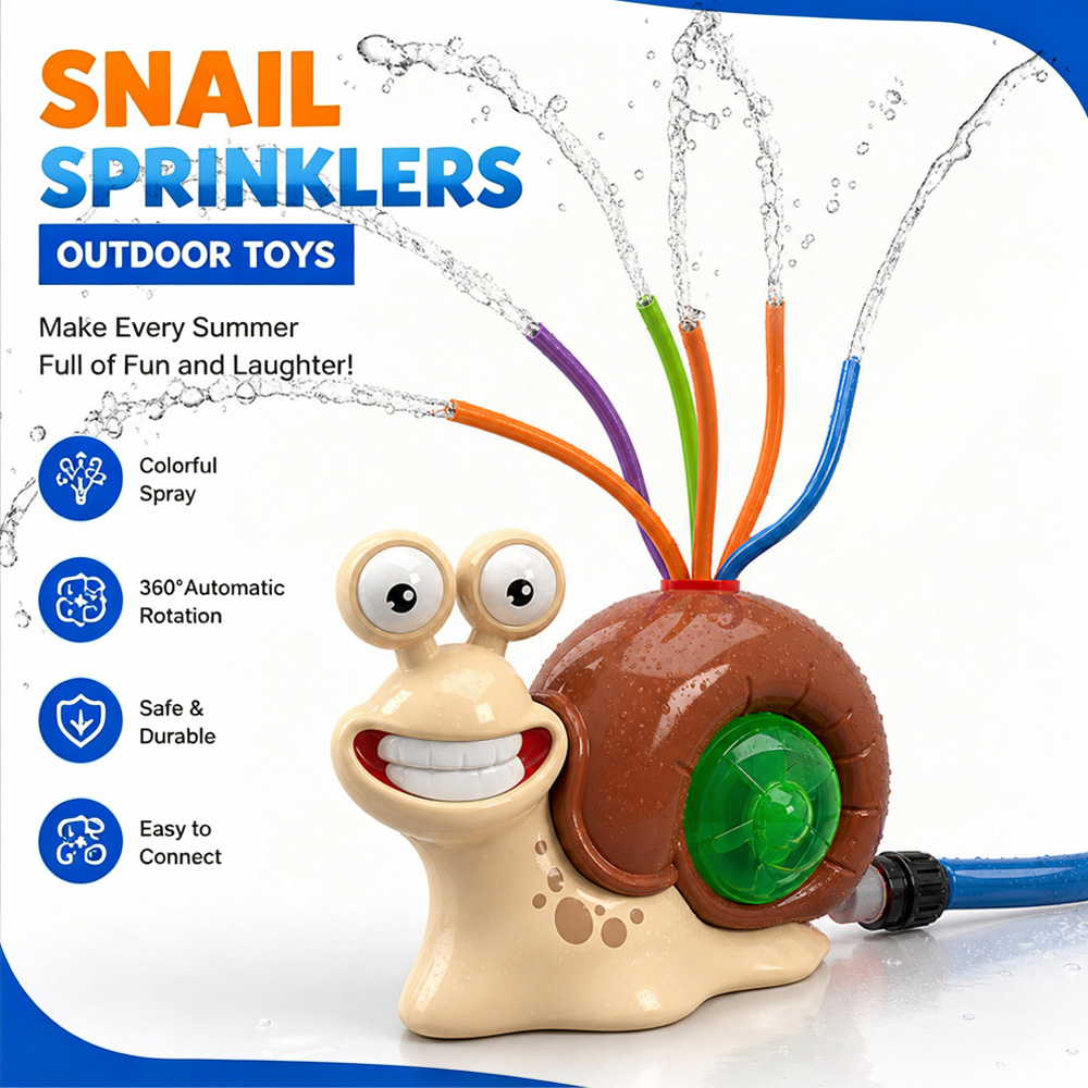 Water Spray Outdoor Toy Snail  - Kids Outdoor Yard Toys review and price