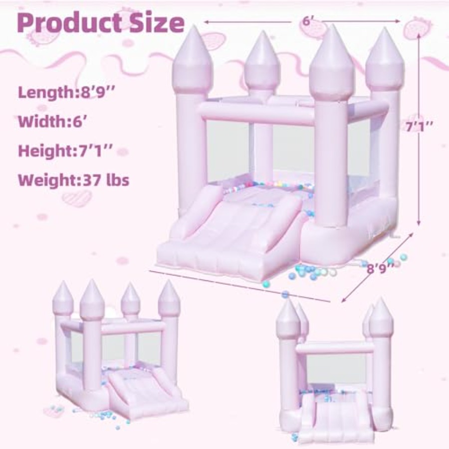 PVC bounce house for kids 3-6  - Kids Outdoor Bounce House review and price