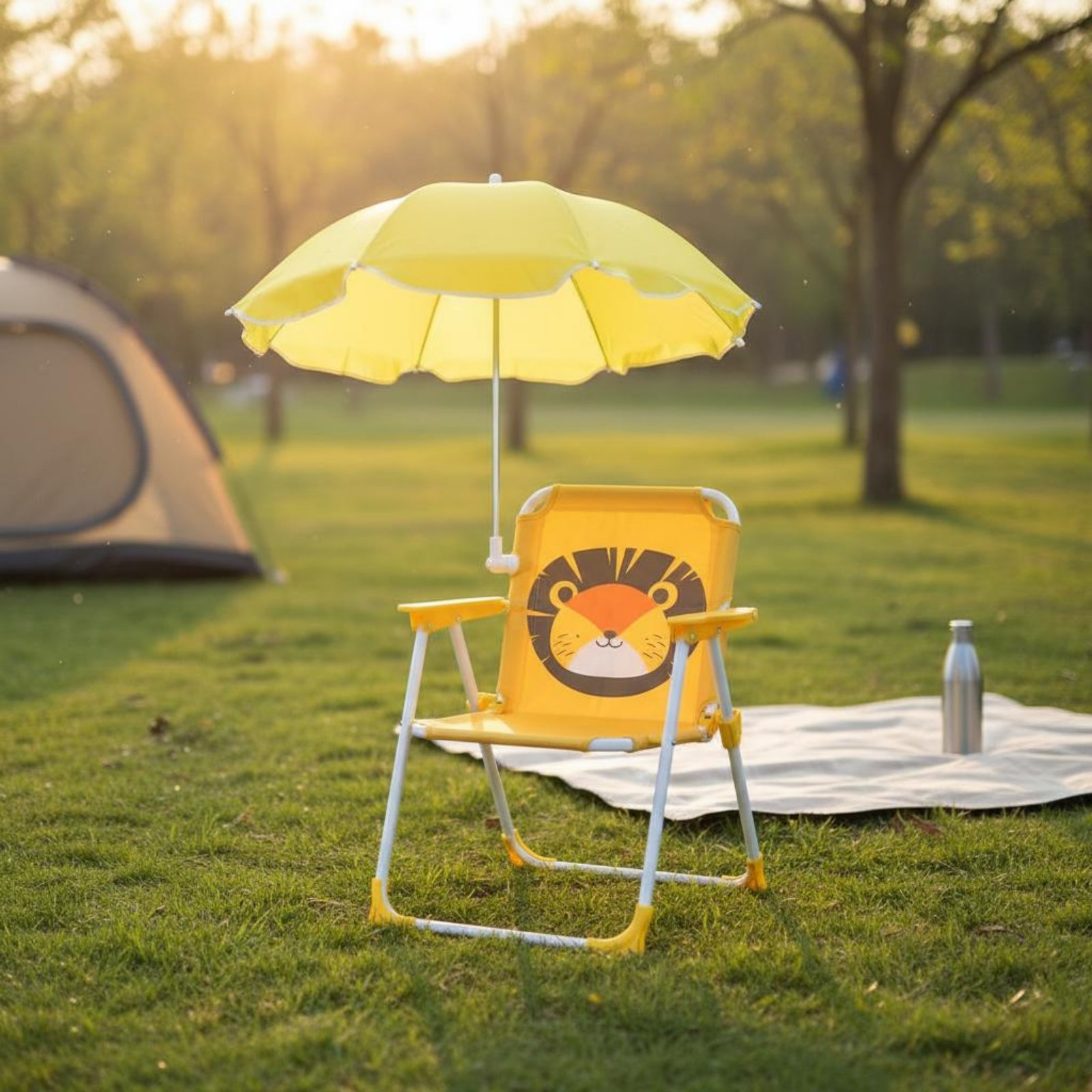 Children's Portable Chair with - Kids Outdoor Umbrella Chair review and price