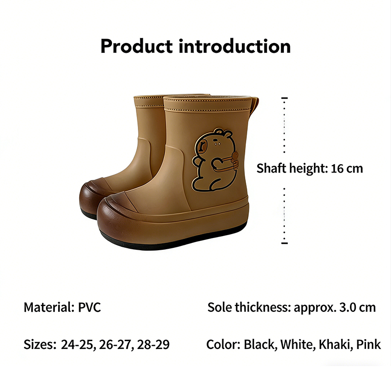 Kids Rain Boots Cartoon Waterp - Kids Outdoor Net review and price